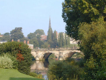 English Bridge in Shrewsbury